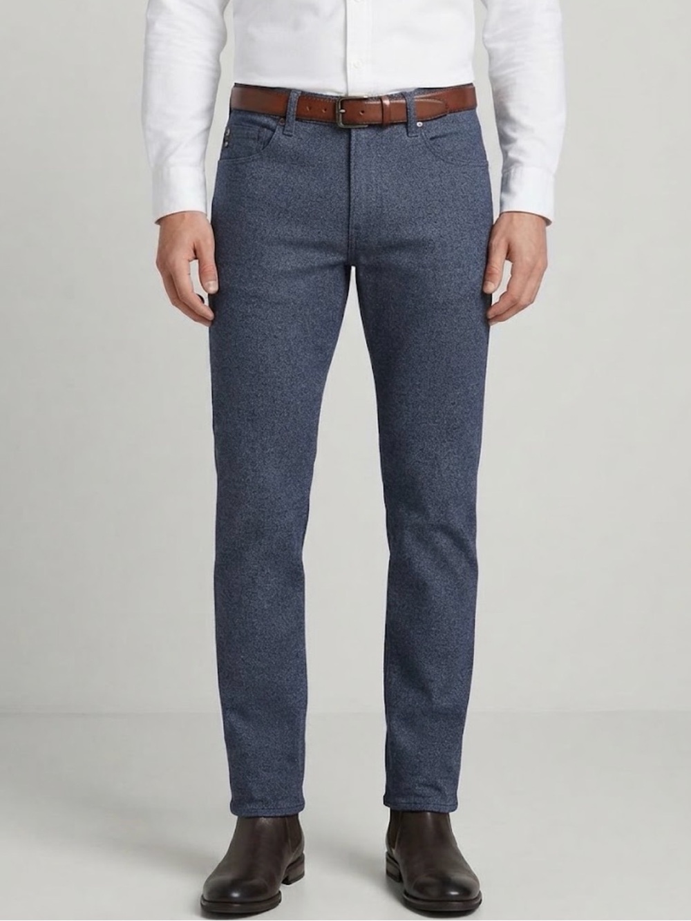 AG Adriano Goldschmied Everett Slim Straight Pants Men's 40x34 (42x30) navy blue